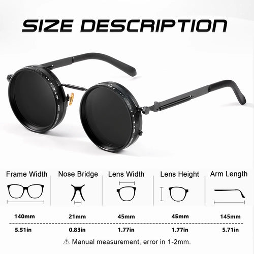 Polarized Round Sunglasses